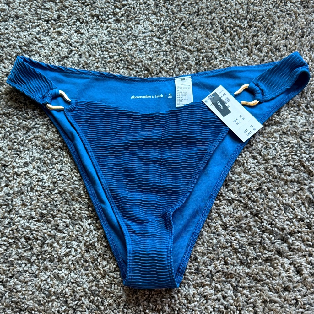 Abercrombie & Fitch Blue Bikini Bottom